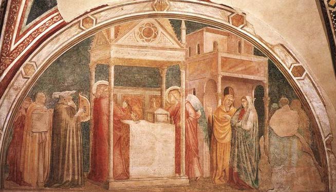 GIOTTO di Bondone Annunciation to Zacharias